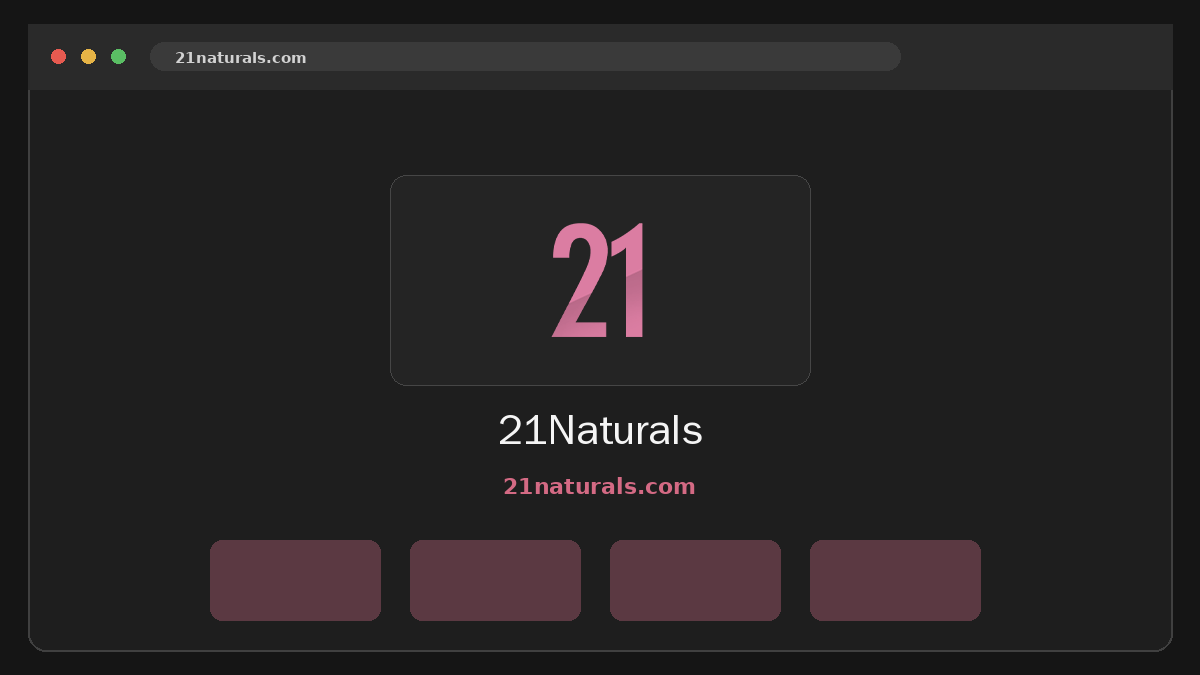 21Naturals · Vorschau von