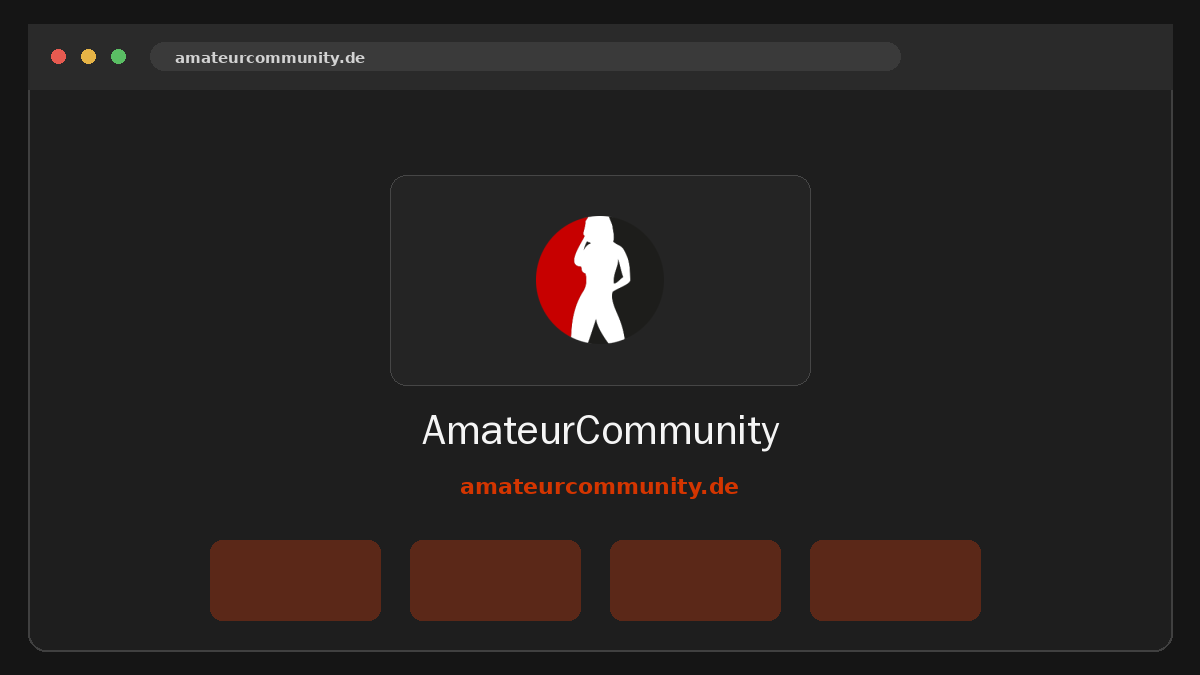 AmateurCommunity · Vorschau von