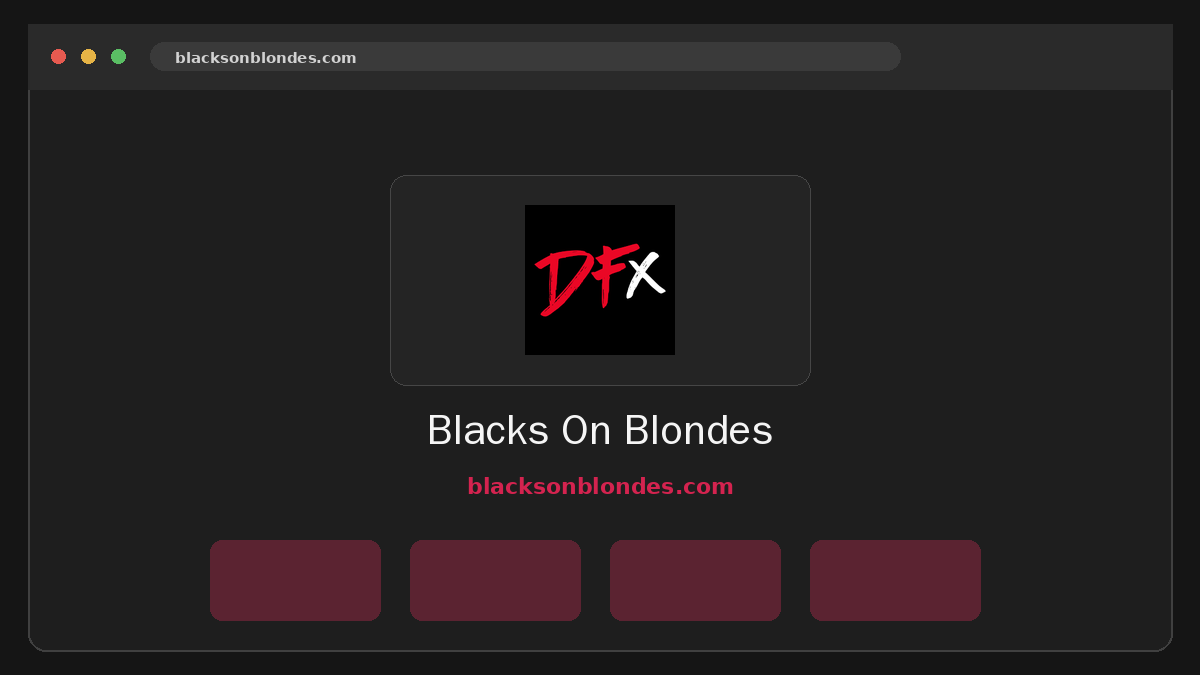 Blacks On Blondes · Vorschau von