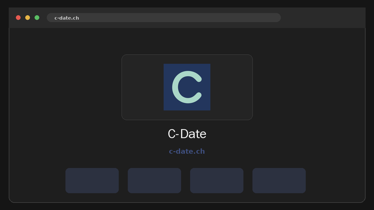 C-Date · Vorschau von