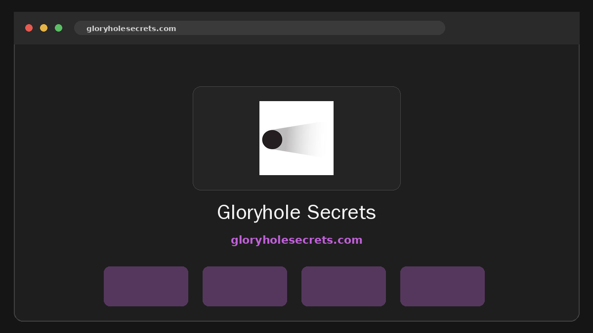 Gloryhole Secrets · Vorschau von