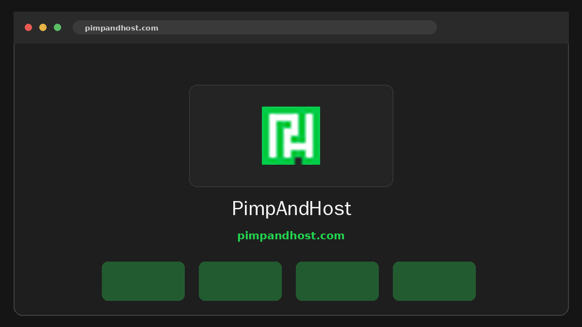 PimpAndHost · Vorschau von