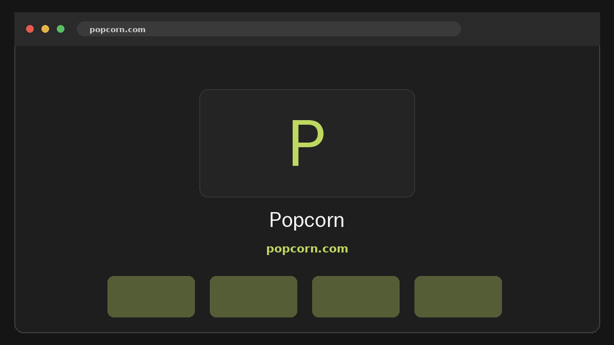 Popcorn · Vorschau von