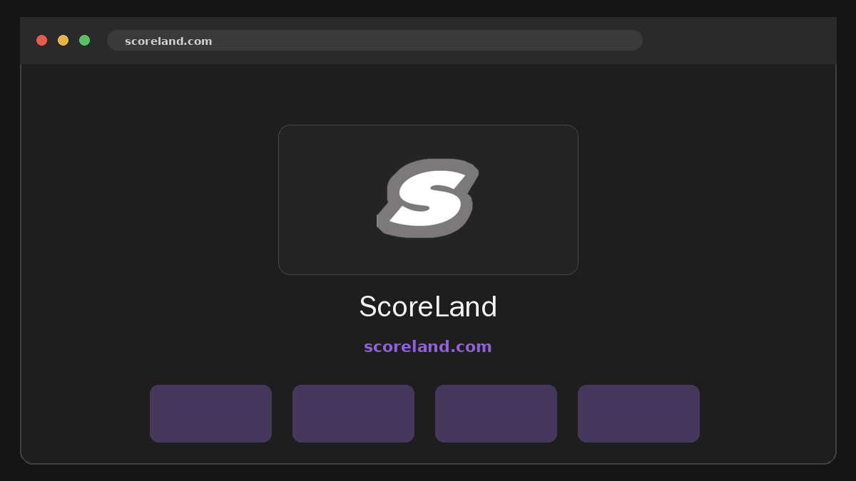 ScoreLand · Vorschau von